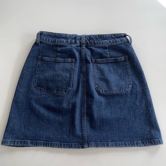 Madewell Denim Utility Zip Skirt - 26 - Picture 6 of 7